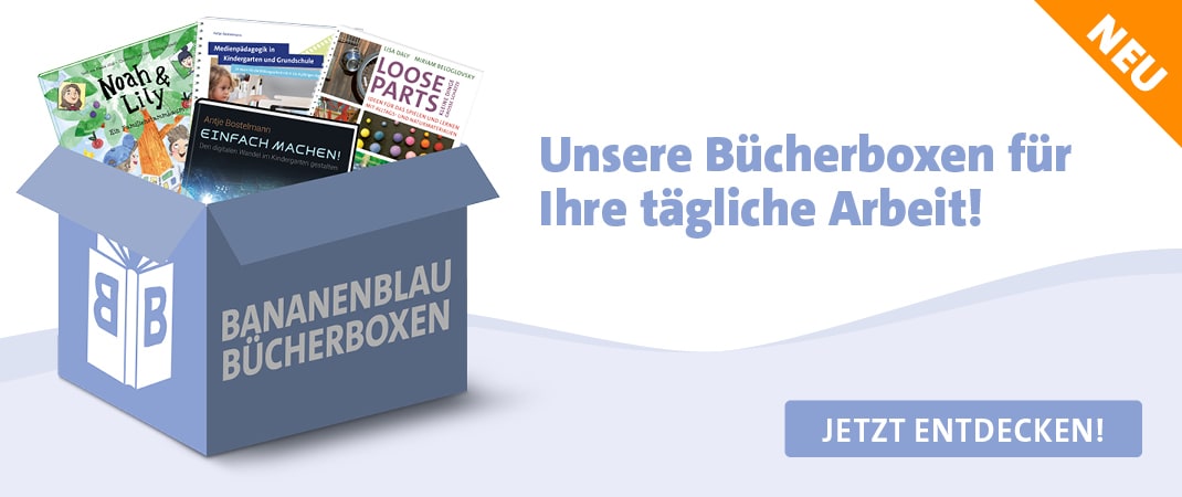 Bananenblau Bücherboxen